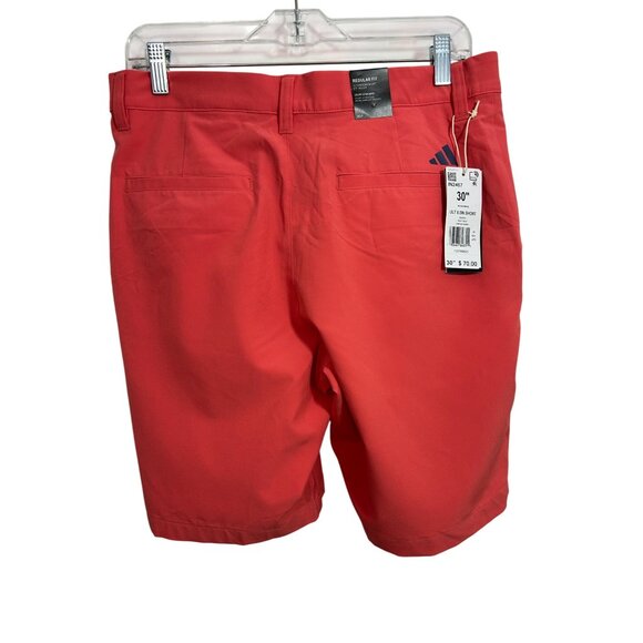 Adidas Men’s Golf Shorts Ultimate 365 30” Salmon 8.5” Regular Fit Pockets Loops - Picture 2 of 16